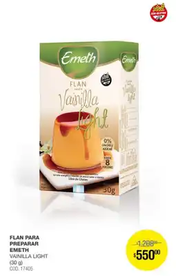 Atomo Conviene Emeth flan para preparar vainilla light oferta