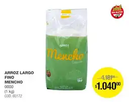 Atomo Conviene Mencho 0000 arroz largo fino oferta