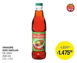 Atomo Conviene Dos anclas vinagre de vino oferta