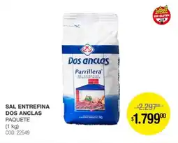 Atomo Conviene Dos anclas sal entrefina paquete oferta