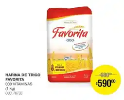 Atomo Conviene Favorita harina de trigo 000 vitaminas oferta