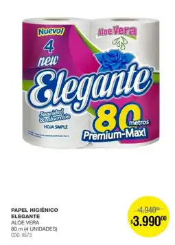 Atomo Conviene Elegante papel higiénico aloe vera oferta