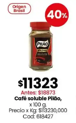 Coto Pilão café soluble oferta