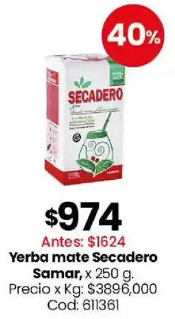 Coto Secadero samar yerba mate oferta