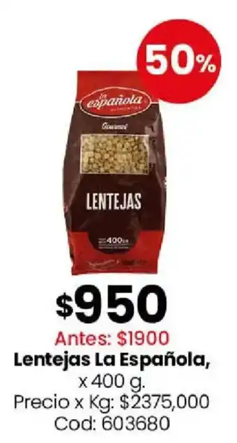 Coto la española lentejas oferta