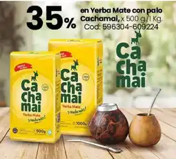 Coto Cachamai en yerba mate con palo oferta