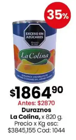 Coto La carina duraznos oferta