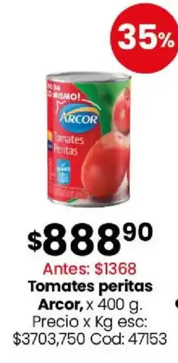 Coto Arcor tomates peritas oferta