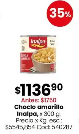 Coto Inalpa choclo amarillo oferta