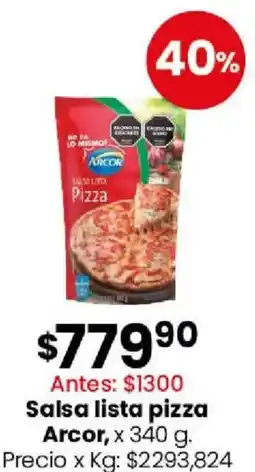 Coto Arcor salsa lista pizza oferta