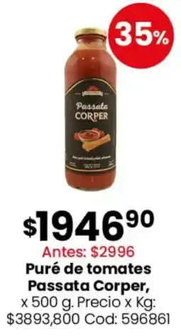Coto Puré de tomates passata corper oferta