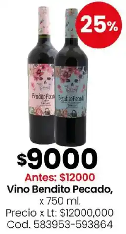 Coto Bendito Pecado vino oferta