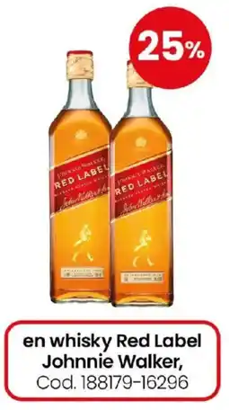 Coto Johnnie Walker Red Label whisky oferta