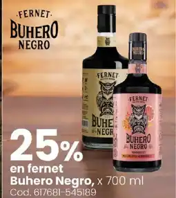 Coto Buhero Negro fernet oferta