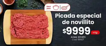 Picada especial de novillito