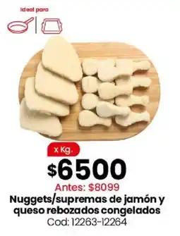 Coto Nuggets/supremas de jamón y queso rebozados congelados oferta