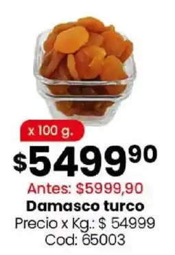 Coto Damasco turco oferta