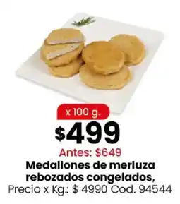 Coto Medallones de merluza rebozados congelados oferta