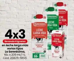 Coto La Serenísima leche varga vida oferta