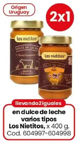 Coto Los Nietitos dulce de leche oferta