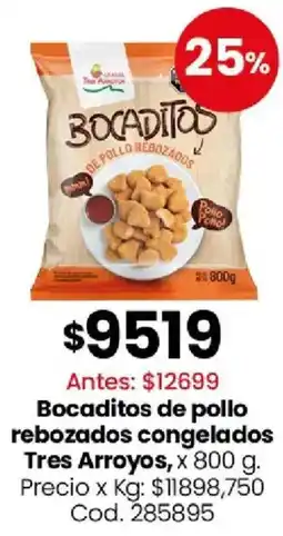 Coto Tres Arroyos bocaditos de pollo rebozados congelados oferta