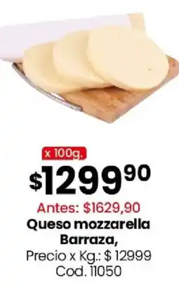 Coto Barraza queso mozzarella oferta