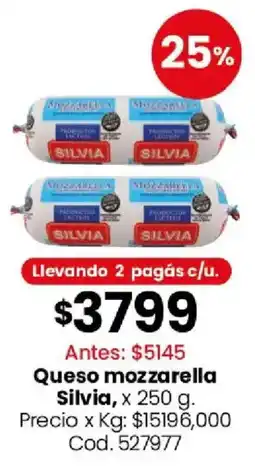 Coto Silvia queso mozzarella oferta