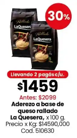Coto La Quesera aderezo a base de queso rallado oferta