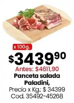 Coto Paladini panceta salada oferta