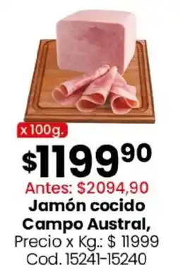 Coto Campo Austral jamón cocido oferta