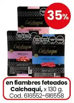 Coto Calchaquí fiambres feteados oferta