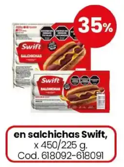 Coto Swift salsichas oferta