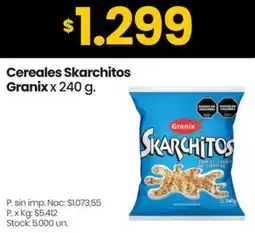 Changomas Skarchitos granix cereales oferta