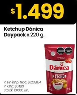 Changomas Dánica ketchup doypack oferta