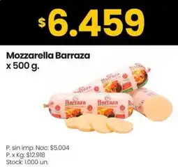 Changomas Barraza mozzarella oferta