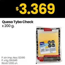 Changomas Check queso tybo oferta