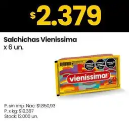 Changomas Vienissima salchichas oferta