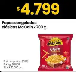 Changomas Mc cain papas congeladas clásicas oferta