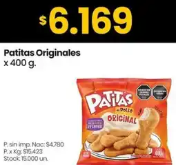 Changomas Originales patitas oferta