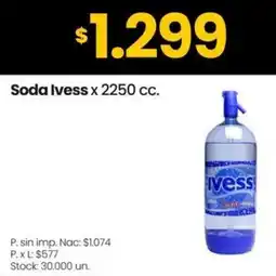 Changomas Ivess soda oferta