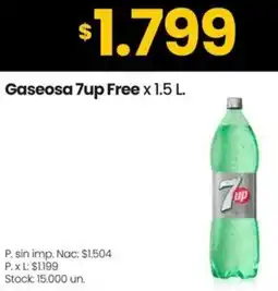 Changomas 7up free gaseosa oferta