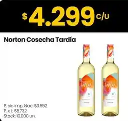 Changomas Tardía norton cosecha oferta