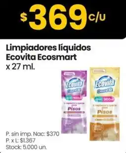 Changomas Ecovita ecosmart limpiadores líquidos oferta