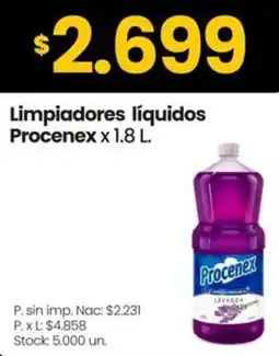 Changomas Procenex limpiadores líquidos oferta