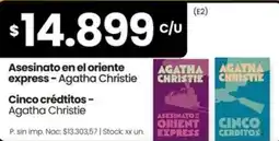 Changomas Agatha christie asesinato en el oriente express oferta