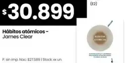 Changomas James clear hábitos atómicos oferta