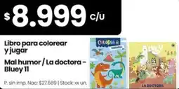 Changomas Libro para colorear y jugar oferta