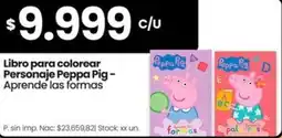 Changomas Peppa pig libro para colorear personaje oferta