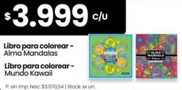 Changomas Mundo kawaii libro para colorear oferta