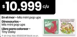 Changomas En el mar - mis mini pop ups dinosaurios- mis mini pop ups oferta